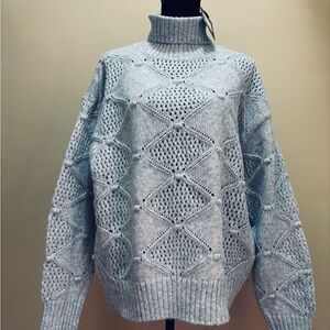 Oliver.o Gray Turtleneck Sweeter Size XL